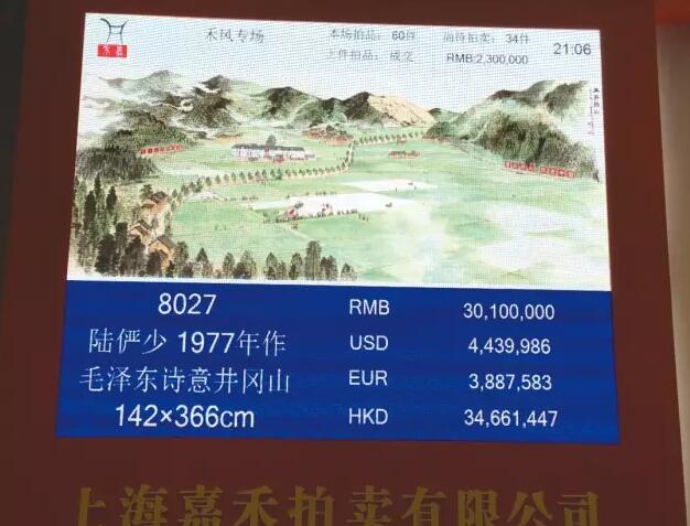 2.49亿刚刚收官的上海嘉禾春拍速览