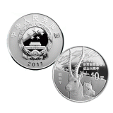 世界自然基金会成立50周年1盎司银质纪念币