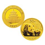 2011版熊猫金银纪念币1/10盎司金币