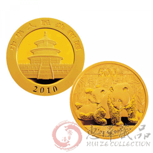 2010版熊猫金银纪念币1盎司金币