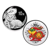 2011兔年1盎司银质纪念币套装
