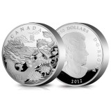 加拿大龙年生肖金银币1公斤圆形银币