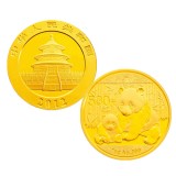 2012版熊猫金银纪念币1盎司金质纪念币