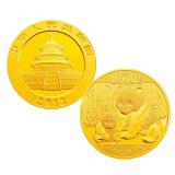 2012版熊猫金银纪念币5盎司金质纪念币