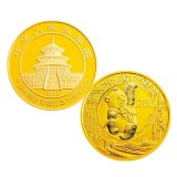 中国熊猫金币发行30周年金银纪念币5盎司金质纪念币