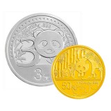 中国熊猫金币发行30周年金银纪念币套装