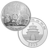 2013年5盎司熊猫银币