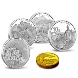 2013世界遗产-黄山金银币套装（1/4盎司金+1盎司银）