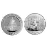 2014版熊猫1盎司圆形银币