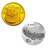 2014青铜器纪念币（第3组）金银套装（1/4盎司金+1盎司银）