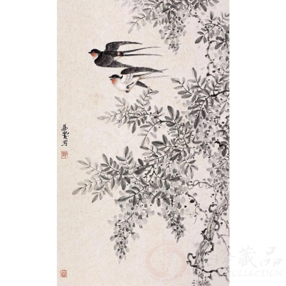 郭慧庆《境与静——春系列》38×65cm