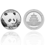 2018年30克熊猫银币