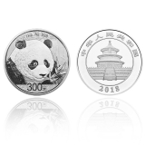 2018年1公斤熊猫银币