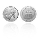 2004熊猫纪念币1公斤银币