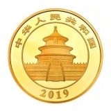 2019年100克熊猫圆形金币
