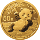2020年3克熊猫金币