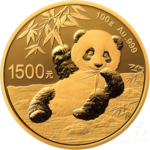 2020年100克熊猫金币