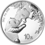 2023版熊猫贵金属纪念币30克圆形银质纪念币